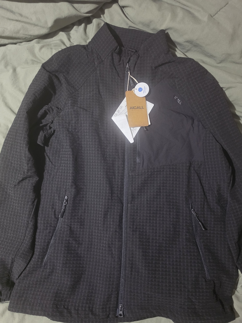 Men's tactical casual black jacket. Size Large